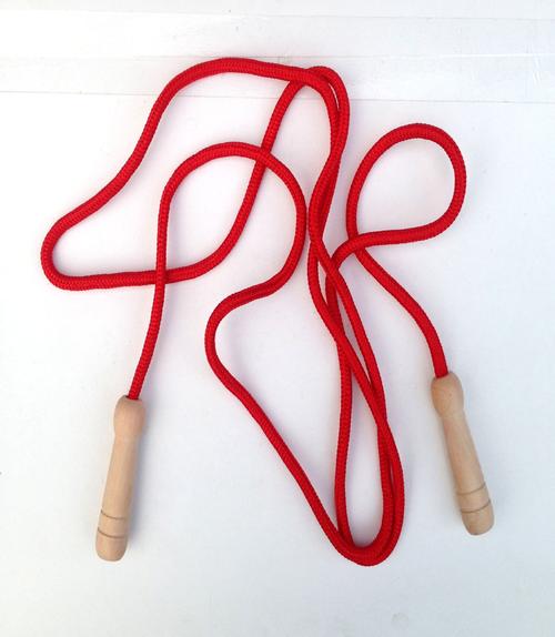 体育用品一件代发厂家直销儿童原木手柄轴承跳绳学生考试专用跳绳